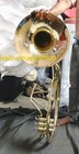 Sousaphone 16 bell Pure Brass Metal In Gold Polish mouthpc  Case Box   Free Ship