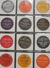 Vintage Las Vegas Casino Token Lot  12  - Aladdin  Honest John s  101 Club