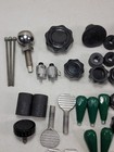 Vtg Electronics Parts Junk Drawer Lot 3lbs 5oz Knobs Thumbscrews Switches