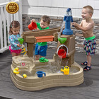 Kids Water Activity Table Pump Splash Sensory Play Set Outdoor Toy 10pc