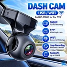 Dash Cam 170   Wifi Recorder Car Camera Hd 1080p Car Dvr Vehicle Video G-sensor