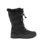 Women s Snow Boots Insulated Fur Lined Lace Up Mid Calf Outdoor Indoor Ski Boots