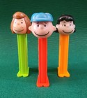 Pez Dispenser Peanuts Charlie Brown  Peppermint Patty  And Lucy  Loose Lot Of 3