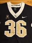Ucf Knights Game Used Worn Black Nike Football Jersey  36 Medium