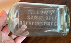 Antique Fellows Syrup Of Hypophosphites Bottle C1870s Embossed Aqua Medicine