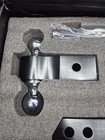 Adjustable 6  Drop Hitch Black Bull Boulder  2  Receiver 2  And 2-5 16   Ball 