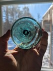 Antique Marked Stamped Japanese Glass Fishing Float 3 5  Small 