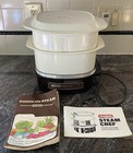 Vintage Waring Steam Chef Stackable Meal Cooker Cs510 White Model 11cs12 Works