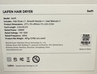 Laifen Swift High Speed Ionic Hair Dryer 1400w Black New Sealed