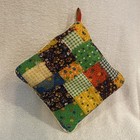 Vintage Double-sided Christmas Mouse Snowflakes - Plaid Design Hanging Potholder