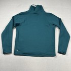 Lululemon Sweater Womens 8 Waffle-knit Funnel-neck Long-sleeve Shirt Green