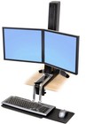 Ergotron Workfit-s Dual Monitor Sit-stand Workstation 33-341-200 Open Box