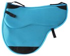 Horse  English Endurance Treeless Non-slip Neoprene Saddle Pad Turquoise 6405tr