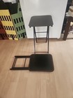 2 Small Vtg woodfolding Tray Tables