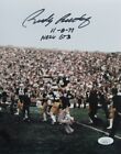 Rudy Ruettiger Autographed inscribed 8x10 Photo Notre Dame Jsa