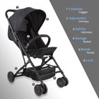 Jovial Portable Folding Baby Stroller  Single Seater  5-point Harness Jpc20bk