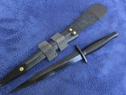 Vintage British Fairbairn Sykes Sheffield Knife Dagger And Sheath Maker J nowill