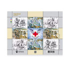 Ukraine Rare Post Stamps From Ukrposhta - Sheet Heroic Professions  Anges Of War