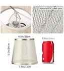 Light Gold Empire Organza Mesh Clip On Chandelier Lamp Shade 4 25  X 5 5  H X 6 