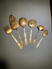 Vintage 1940s Wm Rogers Is    treasure    6 Piece Serving Silver Plate Set