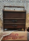 Antique 1920s   1930s Wooden Seamstress Sewing Machine Box 2 Drawers
