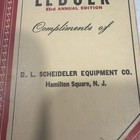 Vintage Nos 1948-49 John Deere Farmers Pocket Ledger 82nd Edition Lawrence Ks