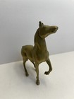 Vintage Solid  Brass Horse Sculpture Figure Patina