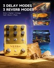 Donner Yellow Fall Ii Effect Pedal Delay   Reverb Combo Effect 2 Output Dual Tap