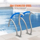 Uimoso 2 Pack Stainless Steel Swimming Pool Handrails 30x30in With Base Plates