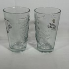 Pair Of Angry Orchard Hard Cider 16 Oz Pint Glasses Raised Embossed Tree Design