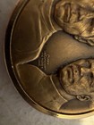 Vintage 1974 Star Trek Original Series Bronze Commemorative Medallion Kirk Spock