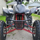 Front Bumper Brush Guard Compatible With 1999-2014 Honda Trx 450r  Trx450r Er tr