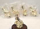 Roller Skate Gold Plastic Trophy Topper 3  Tall - Lot Of 5 - New   