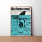 The Absolute Sound Shark Debussy Vintage Audio Art Poster Print 24x36