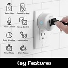 Geeni Dot Smart Wi-fi Outlet Plug With Voice Control  2 Pack 