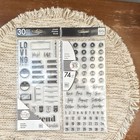 Happy Planner And Studio Calico  Acrylic Unmounted Stamp Set Lot