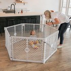 Freestanding 6-panel Baby Playpen - Indoor outdoor Toddler Play Yard - 18 5 Sq F