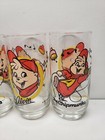 1985 Vintage Alvin And The Chipmunks  alvin  Drinking Glass Set Of 4
