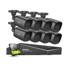 Sannce 5in1 8ch Dvr 5mp Video Cctv Security Camera System Outdoor Night Vision