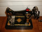 Antique Singer Sewing Machine Model 128   La Vencedora    Hand Crank  Serviced