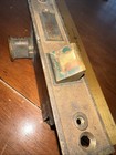 Antique Yale Cast Iron Body Cast Bronze Face Dead Bolt Mortise Lock Used