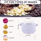 Silicone Wax Warmer Heater Hair Removal Depilatory Waxing Kit 300g Beans Sticks