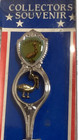 Louisiana State Collector Spoon 4 25  Souvenir Suspended Pelican Landmarks