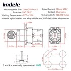 7 8 Inch 3 Position Key Switch 10 Amp 690v Dpdt 2no 22mm Hole Latching