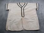 Vintage Baseball Jersey Large 50s 60s Harvard Athletic Apparel Medical Center