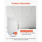 Uimoso 24 X 48 In Pvc Ceiling Tiles  10-pack  White Drop Panels For Home Use