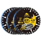 3pcs Pretec 4-1 2  Metal Diamond Cutting Wheel 7 8  Arbor Disc For Angle Grinder