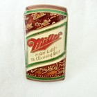 Vintage Miller High Life Pin Beer Can Advertising Hat Lapel Pin - Gold Tone Pin