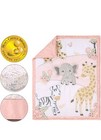 The Peanutshell 3 Piece Baby Crib Bedding Set For Girls - Newborn Infant   To