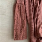 Free People Sayluita Long Sleeve Flare Top Size S